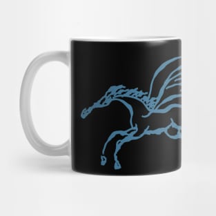 cave drawing of pegasus Mug